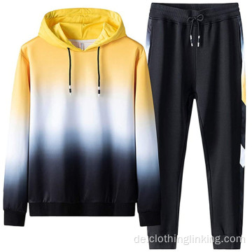 Tie Dye Hoodies Gym Jogger für Damen-Sets